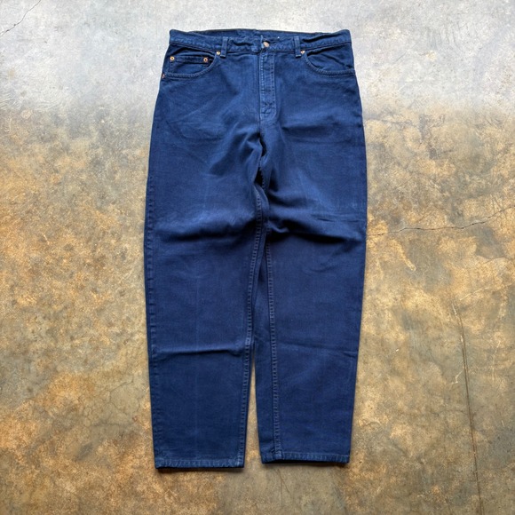 Vintage Levis 550 Relaxed Fit Tapered Leg Jeans Blue Made in USA 36x30 0894 - Picture 3 of 6